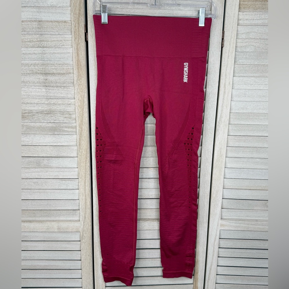 GYMSHARK Energy Seamless Leggings Beet-S/M